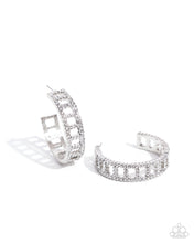Load image into Gallery viewer, Bridging Brilliance - White Earrings