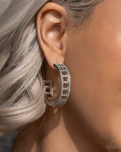 Load image into Gallery viewer, Bridging Brilliance - White Earrings