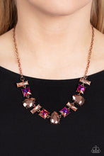 Load image into Gallery viewer, Interstellar Ice - Copper Necklace
