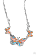 Load image into Gallery viewer, The FLIGHT Direction - Orange Necklace Paparazzi Accessories