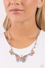 Load image into Gallery viewer, The FLIGHT Direction - Orange Necklace Paparazzi Accessories