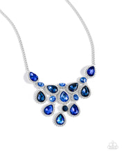 Load image into Gallery viewer, Dripping in Dazzle - Blue necklace