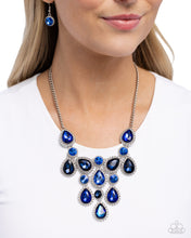 Load image into Gallery viewer, Dripping in Dazzle - Blue necklace