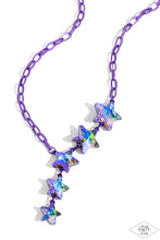 Load image into Gallery viewer, Star-Crossed Sparkle - Purple necklace