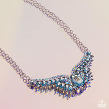 Load image into Gallery viewer, Smoldering Shimmer Multi Blue Necklace