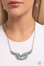 Load image into Gallery viewer, Smoldering Shimmer Multi Blue Necklace