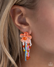 Load image into Gallery viewer, Japanese Blossoms - Orange earrings