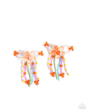 Load image into Gallery viewer, Japanese Blossoms - Orange earrings