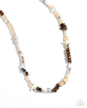 Load image into Gallery viewer, Beachy Beginner Brown Necklace