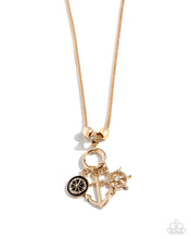 Load image into Gallery viewer, Nuanced Nautical - Gold necklace