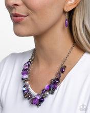 Load image into Gallery viewer, Offbeat Ofrenda - Purple necklace