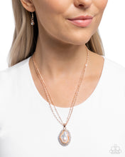 Load image into Gallery viewer, Beachy Baroness - Rose Gold necklace