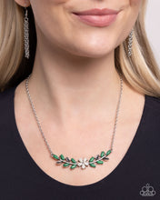 Load image into Gallery viewer, Leafy Layover - White necklace
