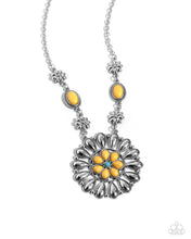 Load image into Gallery viewer, Ornate Opinion - Yellow necklace