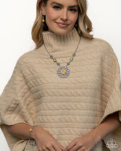 Load image into Gallery viewer, Ornate Opinion - Yellow necklace