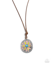 Load image into Gallery viewer, Mandala Marvel - Yellow necklace