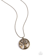 Load image into Gallery viewer, Tree Talisman - Brass necklace