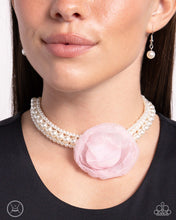 Load image into Gallery viewer, Radiant Rosette - Pink necklace