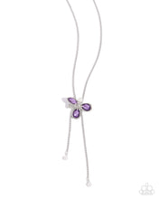 Load image into Gallery viewer, FLORAL Values - Purple necklace