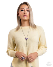 Load image into Gallery viewer, FLORAL Values - Purple necklace