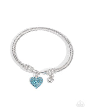 Load image into Gallery viewer, Heart Hour - Blue bracelet