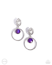 Load image into Gallery viewer, Modern Moment - Purple earrings