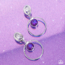Load image into Gallery viewer, Modern Moment - Purple earrings
