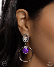 Load image into Gallery viewer, Modern Moment - Purple earrings