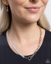 Load image into Gallery viewer, Mismatched Monarchy - White necklace