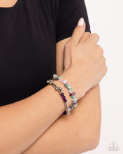 Load image into Gallery viewer, Stony Sequence - Purple bracelet