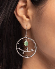 Load image into Gallery viewer, Picturesque Scene - Green earrings