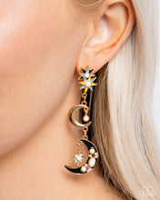 Load image into Gallery viewer, Stellar Serendipity - Gold earrings