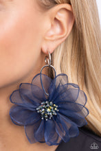 Load image into Gallery viewer, Cosmopolitan Chiffon - blue - Paparazzi earrings