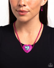 Load image into Gallery viewer, Locket Leisure - pink necklace