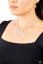 Load image into Gallery viewer, Majestic Metamorphosis - white - Paparazzi necklace