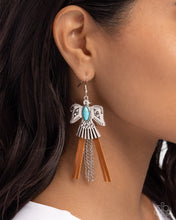 Load image into Gallery viewer, Southwestern Selfie - blue earrings