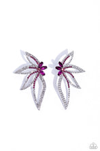 Load image into Gallery viewer, Twinkling Tulip - pink -post earrings
