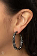 Load image into Gallery viewer, GLITZY By Association - Black earrings