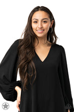 Load image into Gallery viewer, GLITZY By Association - Black earrings