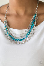 Load image into Gallery viewer, Color Bomb - Blue necklace