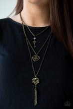 Load image into Gallery viewer, Love Opens All Doors - Brass necklace