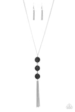 Load image into Gallery viewer, Triple Shimmer - Black necklace