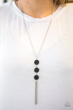 Load image into Gallery viewer, Triple Shimmer - Black necklace