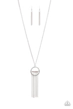 Load image into Gallery viewer, Terra Tassel - Silver necklace