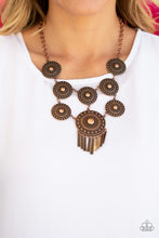 Load image into Gallery viewer, Modern Medalist - Copper necklace