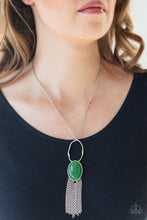 Load image into Gallery viewer, Dewy Desert - Green necklace