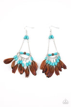 Load image into Gallery viewer, Haute Hawk - Blue earrings