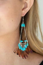 Load image into Gallery viewer, Haute Hawk - Blue earrings