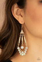 Load image into Gallery viewer, High-Ranking Radiance - Gold earrings