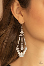 Load image into Gallery viewer, High-Ranking Radiance - White earrings